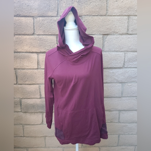 LULULEMON Started Place Oversize Hoodie Garnet Size 8 Rulu Soft Cozy - Picture 2 of 4